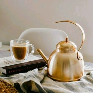 Rose & Fitzgerald Brushed Gold Kettle